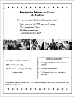 immigration (english)